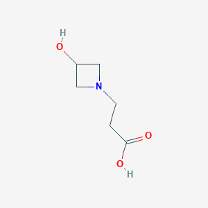 3-(3-Hydroxyazetidin-1-yl)propanoic acid