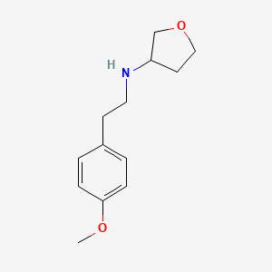 molecular formula C13H19NO2 B1489043 N-[2-(4-methoxyphenyl)ethyl]oxolan-3-amine CAS No. 1343690-52-7