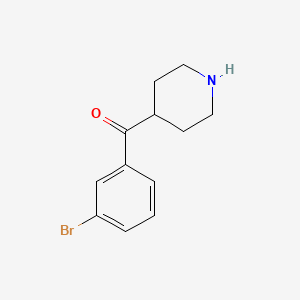 (3-Bromophenyl)(piperidin-4-yl)methanone