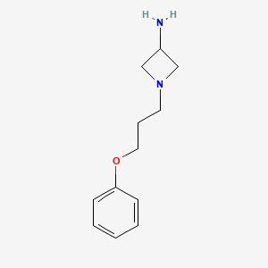 molecular formula C12H18N2O B1489048 1-(3-Phenoxypropyl)azetidin-3-amine CAS No. 1343245-88-4