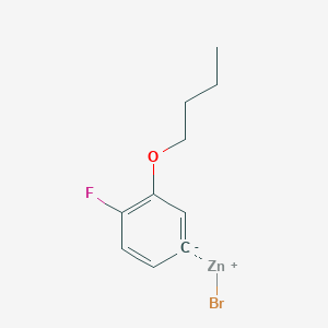 (3-n-Butyloxy-4-fluorophenyl)Zinc bromide