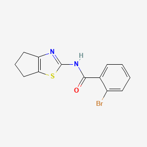 2-Bromo-N-(5,6-dihydro-4h-cyclopenta[d]thiazol-2-yl)benzamide