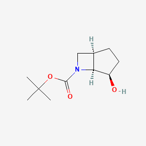 molecular formula C11H19NO3 B14890502 endo-tert-Butyl 4-hydroxy-6-azabicyclo[3.2.0]heptane-6-carboxylate 