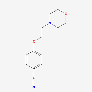 4-(2-(3-Methylmorpholino)ethoxy)benzonitrile