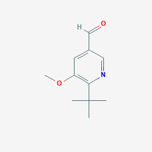 6-(tert-Butyl)-5-methoxynicotinaldehyde