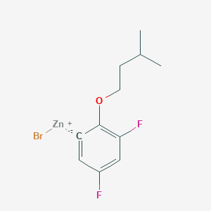 3,5-Difluoro-2-i-pentyloxyphenylZinc bromide