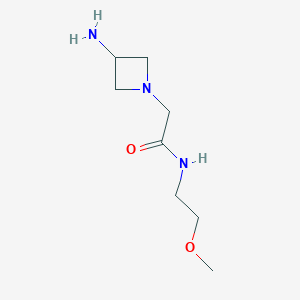 2-(3-aminoazetidin-1-yl)-N-(2-methoxyethyl)acetamide