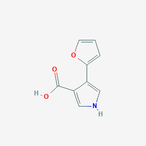 4-(furan-2-yl)-1H-pyrrole-3-carboxylic acid