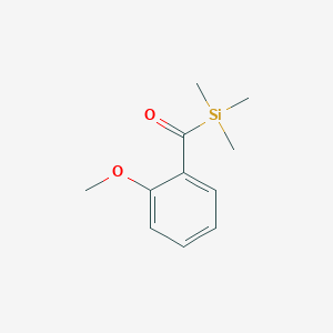 1-Methoxy-2-[(trimethylsilyl)carbonyl]benzene