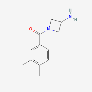 molecular formula C12H16N2O B1489057 1-(3,4-二甲苯甲酰基）氮杂环丁烷-3-胺 CAS No. 1339007-18-9