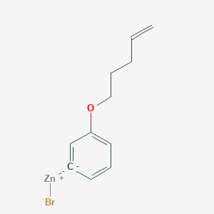 3-(4-Penten-1-oxy)phenylZinc bromide