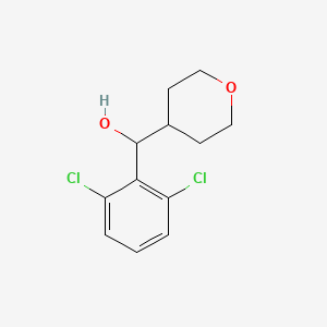 (2,6-Dichlorophenyl)(oxan-4-yl)methanol
