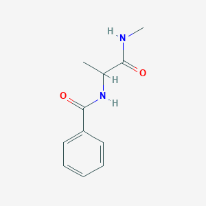 molecular formula C11H14N2O2 B14890618 n-(1-(Methylamino)-1-oxopropan-2-yl)benzamide 