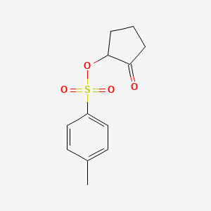 molecular formula C12H14O4S B14890638 2-Tosyloxycyclopentanone 