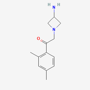 2-(3-Aminoazetidin-1-yl)-1-(2,4-dimethylphenyl)ethan-1-one