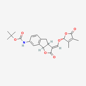 molecular formula C23H25NO7 B14890651 Autophagy-IN-1 