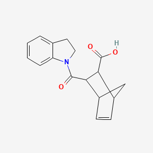 3-(2,3-dihydro-1H-indol-1-ylcarbonyl)bicyclo[2.2.1]hept-5-ene-2-carboxylic acid