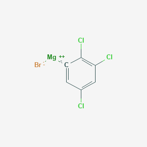 molecular formula C6H2BrCl3Mg B14890703 2,3,5-Trichlorophenylmagnesium bromide 