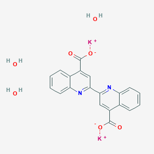 2,2'-Biquinoline-4,4'-dicarboxylic acid dipotassium salt trihydrate