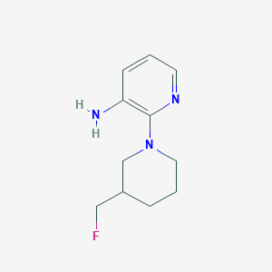 molecular formula C11H16FN3 B1489072 2-(3-(氟甲基)哌啶-1-基)吡啶-3-胺 CAS No. 2092286-76-3