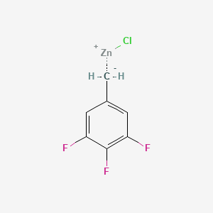 molecular formula C7H4ClF3Zn B14890729 3,4,5-TrifluorobenZylZinc chloride 