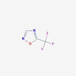 molecular formula C3HF3N2O B14890759 5-(Trifluoromethyl)-1,2,4-oxadiazole 