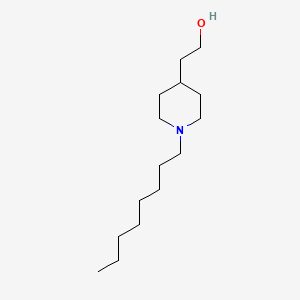 molecular formula C15H31NO B1489077 2-(1-Octylpiperidin-4-yl)ethan-1-ol CAS No. 2097977-06-3