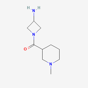 molecular formula C10H19N3O B1489080 (3-Aminoazetidin-1-yl)(1-methylpiperidin-3-yl)methanone CAS No. 2098122-28-0