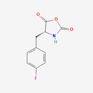 molecular formula C10H8FNO3 B14890821 (R)-4-(4-Fluorobenzyl)oxazolidine-2,5-dione 