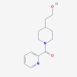 molecular formula C13H18N2O2 B1489085 (4-(2-Hydroxyethyl)piperidin-1-yl)(pyridin-2-yl)methanone CAS No. 2098065-93-9