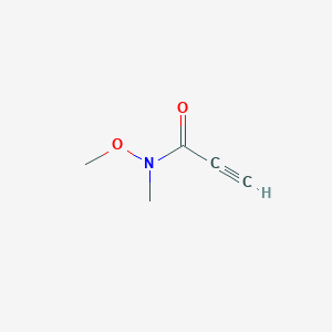 molecular formula C5H7NO2 B14890850 N-Methoxy-N-methylpropiolamide 