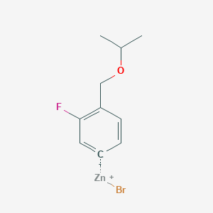 3-Fluoro-4-[(i-propyloxy)methyl]phenylZinc bromide