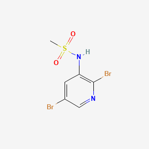 N-(2,5-Dibromopyridin-3-yl)methanesulfonamide