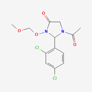 1-Acetyl-2-(2,4-dichlorophenyl)-3-(methoxymethoxy)imidazolidin-4-one