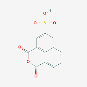 molecular formula C12H6O6S B14890890 1,3-dioxo-1H,3H-benzo[de]isochromene-5-sulfonic acid 