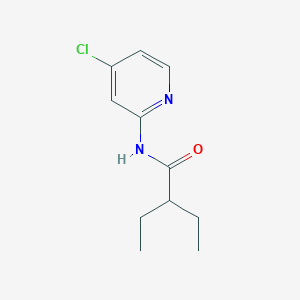 molecular formula C11H15ClN2O B14890916 N-(4-chloropyridin-2-yl)-2-ethylbutanamide 