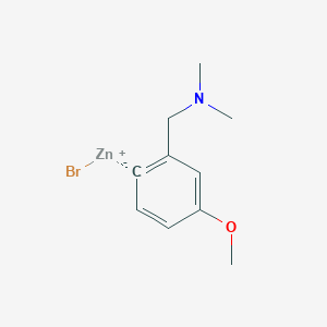 (2-((Dimethylamino)methyl)-4-methoxyphenyl)Zinc bromide