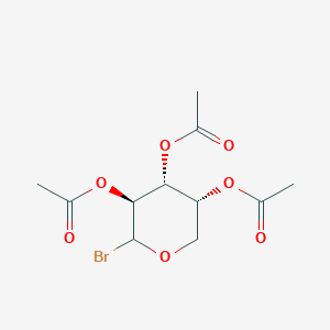 molecular formula C11H15BrO7 B14890944 [(3R,4R,5S)-4,5-diacetyloxy-6-bromooxan-3-yl] acetate 