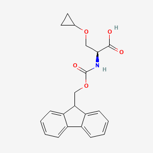 molecular formula C21H21NO5 B14890954 N-Fmoc-O-cyclopropyl-L-serine 