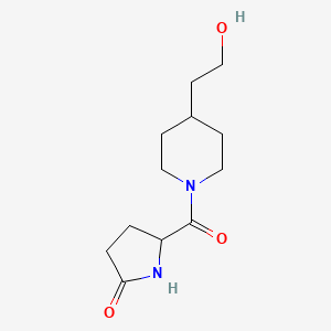 5-(4-(2-Hydroxyethyl)piperidine-1-carbonyl)pyrrolidin-2-one
