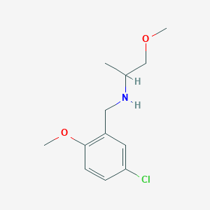 molecular formula C12H18ClNO2 B14890969 n-(5-Chloro-2-methoxybenzyl)-1-methoxypropan-2-amine 