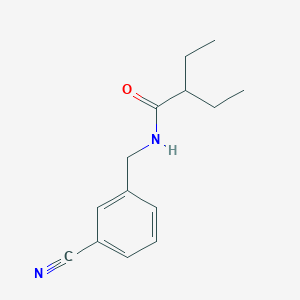 n-(3-Cyanobenzyl)-2-ethylbutanamide