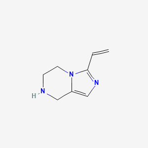 molecular formula C8H11N3 B14891015 3-Vinyl-5,6,7,8-tetrahydroimidazo[1,5-a]pyrazine 