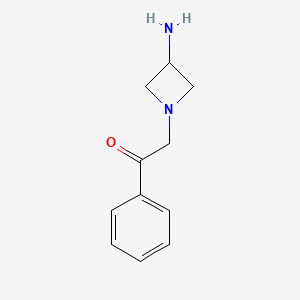 2-(3-Aminoazetidin-1-yl)-1-phenylethan-1-one