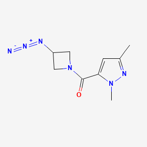 (3-azidoazetidin-1-yl)(1,3-dimethyl-1H-pyrazol-5-yl)methanone