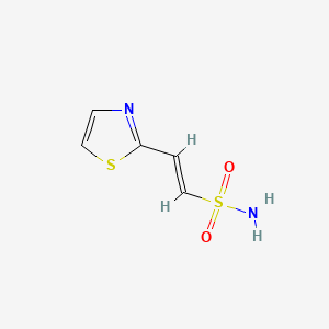 molecular formula C5H6N2O2S2 B14891062 2-(Thiazol-2-yl)ethenesulfonamide 