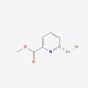 (6-(Methoxycarbonyl)pyridin-2-yl)Zinc bromide