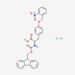 molecular formula C31H27ClN2O7 B14891101 Fmoc-O-(2-Nitrobenzyl)-L-tyrosine Hydrochloride 