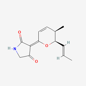 (3E)-3-[(2R,3R)-3-methyl-2-[(E)-prop-1-enyl]-2,3-dihydropyran-6-ylidene]pyrrolidine-2,4-dione