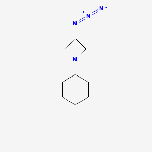 molecular formula C13H24N4 B1489111 3-叠氮基-1-(4-(叔丁基)环己基)氮杂环丁烷 CAS No. 2098062-27-0